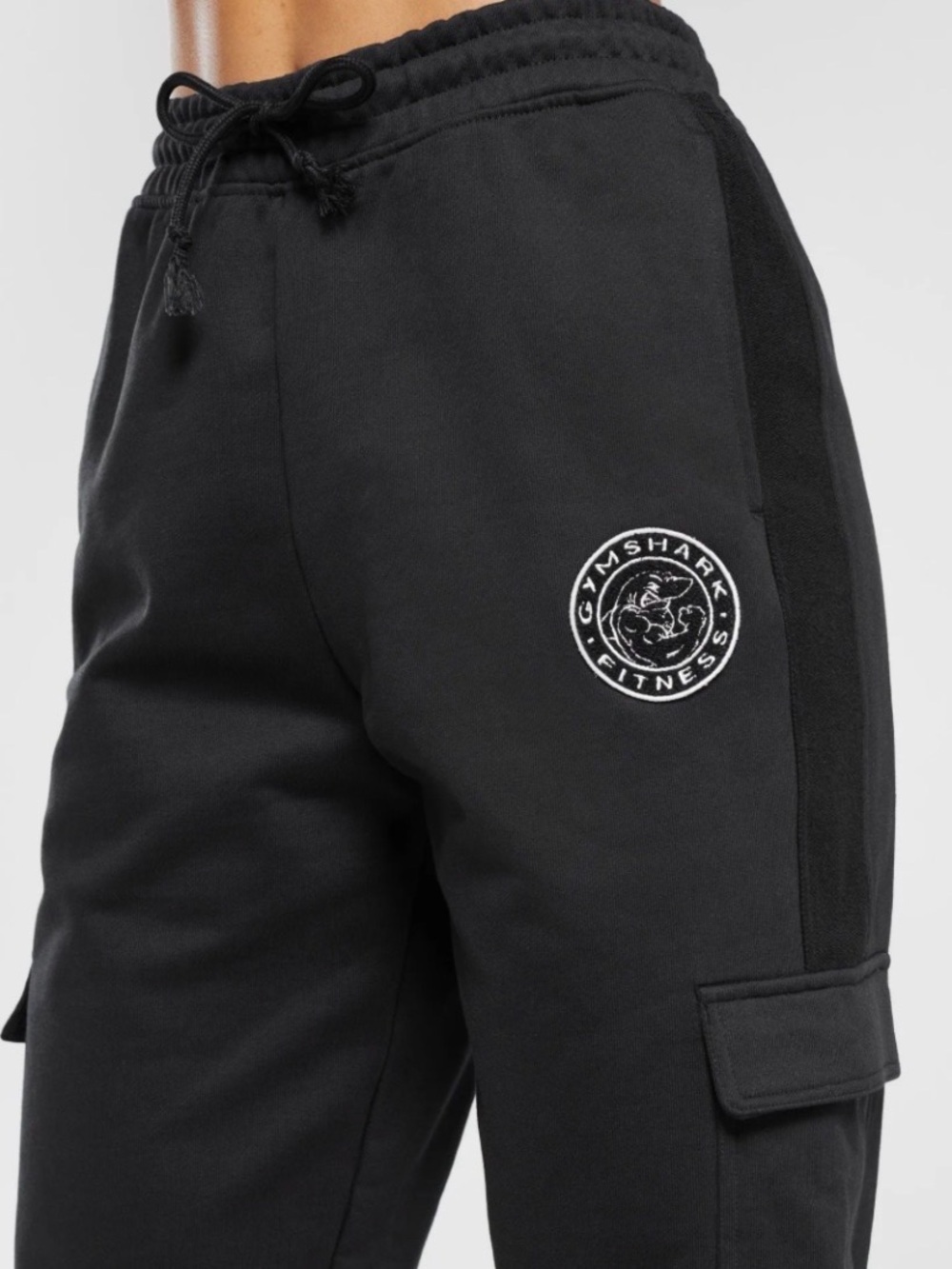 Gymshark Women’s Black Cargo Joggers
